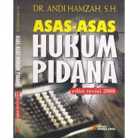 Asas-Asas Hukum Pidana