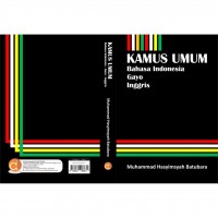 Kamus Umum Bahasa Indonesia Gayo Inggris