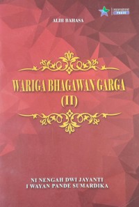 Wariga Bhagawan Garga(II)